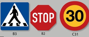 Trafikskyltsymboler